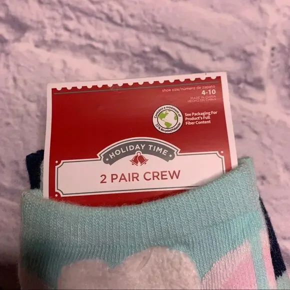 NEW Holiday Time Christmas Sock Bundle (5 Pair) - Picture 5 of 5